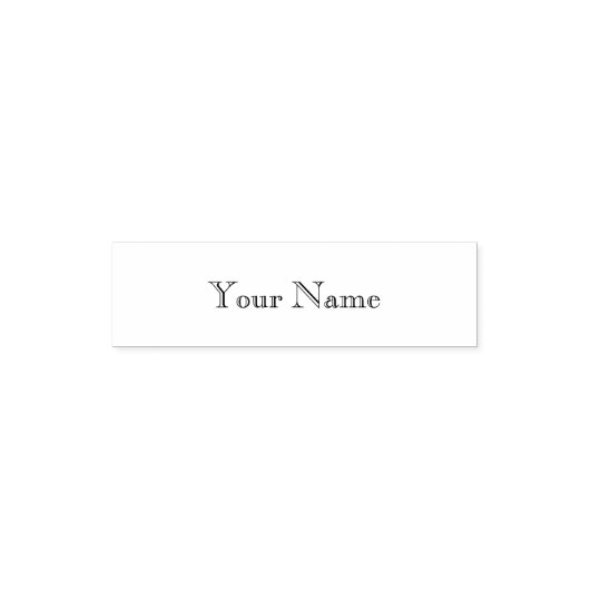 Klassische Schreibbuchstaben Permastempel (Design)