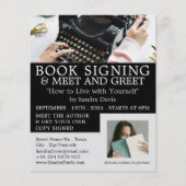 Klassische Schreibmaschine, Schriftsteller - Buchs Flyer (Vorne)