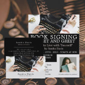 Klassische Schreibmaschine, Schriftsteller - Buchs Flyer