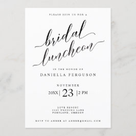 Klassische Schrift Einladung zur Hochzeit Bridal L