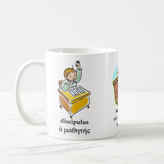 Klassische SchulTasse Kaffeetasse (Links)