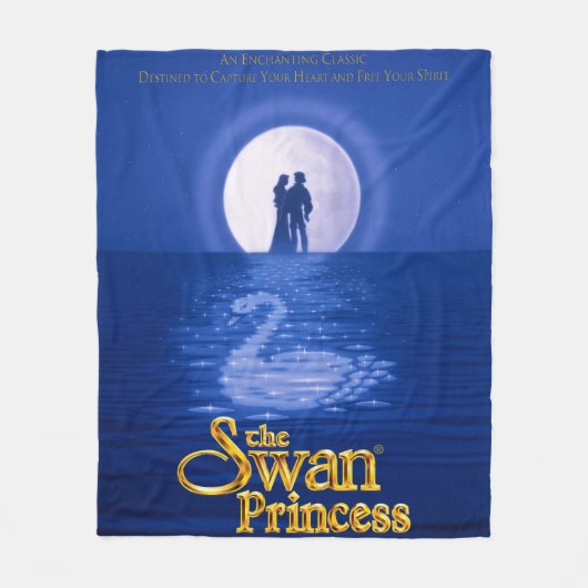 Klassische Schwan-Prinzessin Fleece Blanket (Vorderseite)