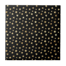 Klassische Schwarz-Gold-Stars-Illustration