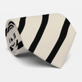 Klassische schwarz-graue Krawatte (Gerollt)