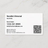 Klassische Schwarz-Weiß-Bilderlandschaft Visitenkarte (Vorderseite)