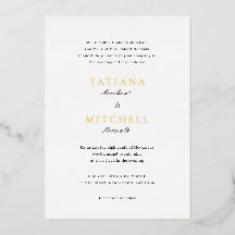 Klassische Schwarz-Weiß-Hochzeit