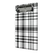 Klassische Schwarz-Weiß-Kariert Mini Klemmbrett (Gewinkelt2)