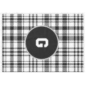 Klassische Schwarz-Weiß-Kariert Tischdecke (Vorderseite (Horizontal))