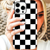 Klassische Schwarz-Weiß-Karton Case-Mate iPhone Hülle