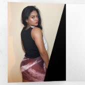 Klassische Schwarz/Weiß-Kunst - Überblick Dreifach Gefaltete Karte (Innen Erste Seite)