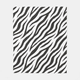 Klassische Schwarz-Weiß-Zebrastreifen-Flieudecke Fleecedecke
