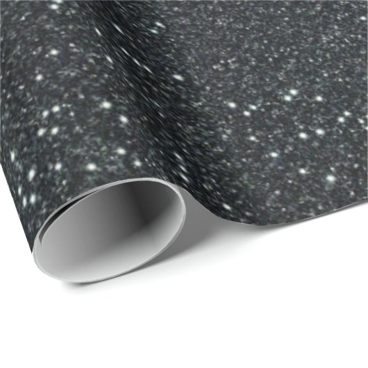 Klassische Schwarz-weiße Harlequin Raute Diamant Geschenkpapier (Rolleneckpunkt)