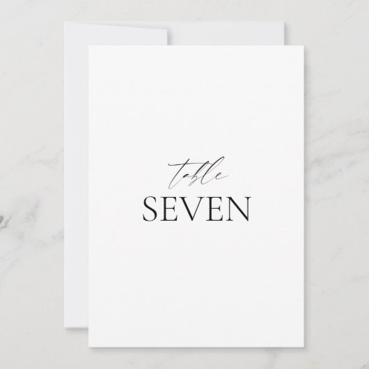 Klassische Schwarz-weiße Hochzeitskarte (Vorderseite)