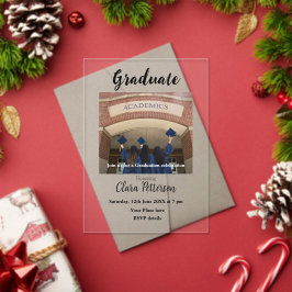 klassische Schwarz-weiße Klasse hinzufügen Jahr sc Acryleinladungen