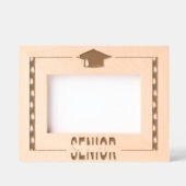 Klassische schwarze Blattgrenzen Geätzte Rahmen (Vorderseite)