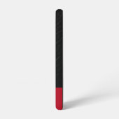 Klassische schwarze Leder Inspirierte Telefonabdec Samsung Galaxy Hülle (Linke Seite)