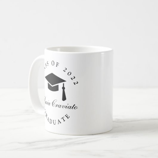 Klassische Script-Abschluss-Tasse Kaffeetasse (Vorderseite Links)