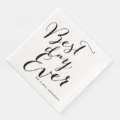 Klassische Script-Hochzeit am besten am Tag Serviette (Ecke)