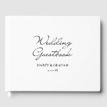 Klassische Script Minimal Calligraphy White Weddin
