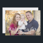 Klassische Script-Osterfoto-Karten bearbeiten Farb Feiertagskarte<br><div class="desc">Moderne und stilvolle Osterkarten von Berry Berry Sweet Designs. Besuchen Sie unseren Showroom unter WWW.BERRYBERRYSWEET.COM für stilvollere Schreibwaren-Designs.</div>
