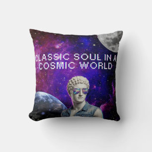 Klassische Seele in einer kosmischen Welt Kissen