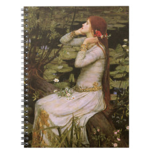 Klassische Shakespeare Ophelia Teich Lilie Fine Ar Notizblock