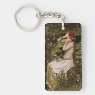 Klassische Shakespeare Ophelia Teich Lilie Fine Ar Schlüsselanhänger