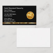 Klassische Sicherheitsdienste Lux Visitenkarten Visitenkarte (Vorne/Hinten)
