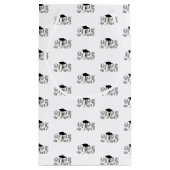 Klassische Silber-Klasse 2025 Abschluss Kleine Geschenktüte (Rückseite)