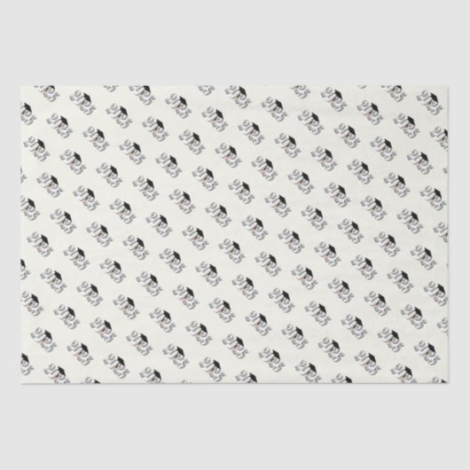 Klassische Silber-Klasse 2025 Abschluss Seidenpapier (Vorderseite)