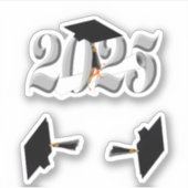 Klassische Silberklasse 2025 Aufkleber (Vorderseite)