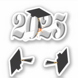 Klassische Silberklasse 2025 Aufkleber