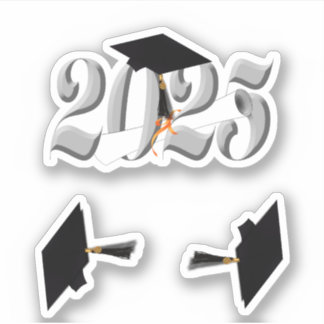 Klassische Silberklasse 2025 Aufkleber