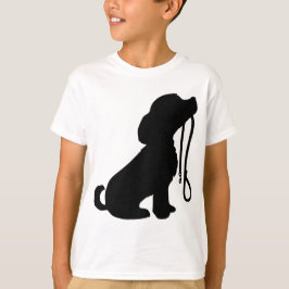 Klassische Silhouette des Hundes T-Shirt