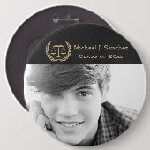 Klassische Skalen des Gerechtigkeits-juristische Button (Vorne & Hinten)