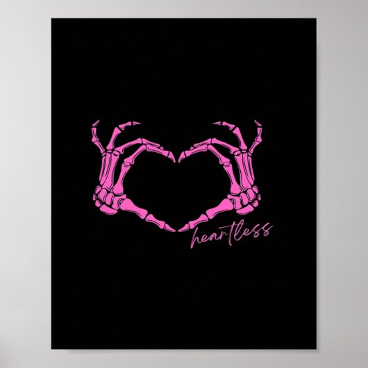 Klassische Skeleton Hands Poster (Vorne)