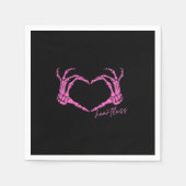 Klassische Skeleton Hands Serviette (Vorderseite)