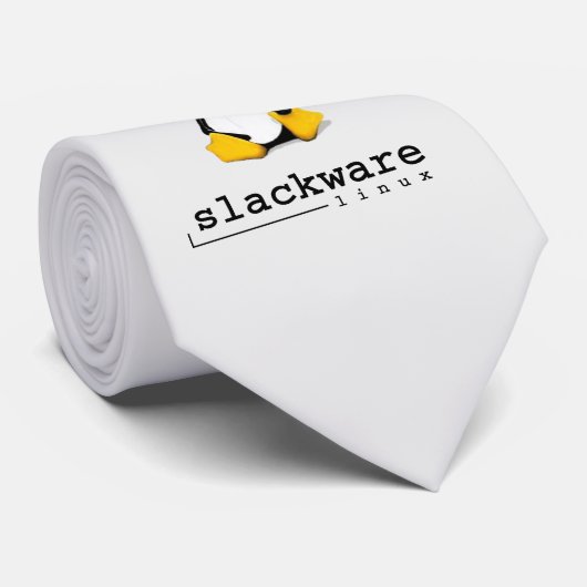 Klassische Slackware Linuxtux-Krawatte Krawatte (Gerollt)