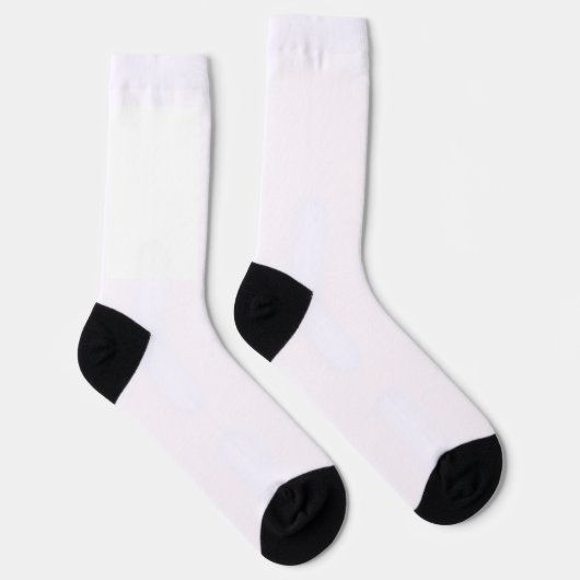 Klassische Solid White Socks für den Alltag Socken (Rechts)