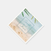 Klassische Sommerhochzeit Serviette (Ecke)