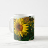 Klassische Sonnenblume-Tasse Kaffeetasse (Vorderseite Links)
