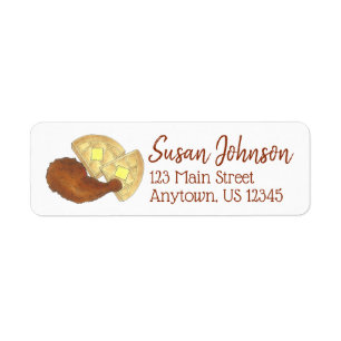 Klassische Soul Food Fried Chicken Waffeln Adresse
