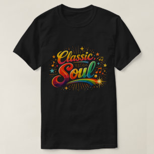 Klassische Soul-Vintage-Retro-Musikäthetik T-Shirt