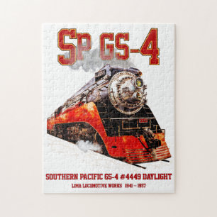 Klassische Southern Pacific GS-4-Dampflokomotive Puzzle