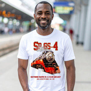 Klassische Southern Pacific GS-4-Dampflokomotive T-Shirt