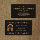 Klassische Southwestern Real Anwesen Business Card Visitenkarte