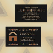 Klassische Southwestern Real Anwesen Business Card Visitenkarte