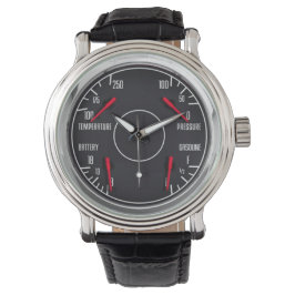 Klassische Speedometer-Benzinmessung Armbanduhr