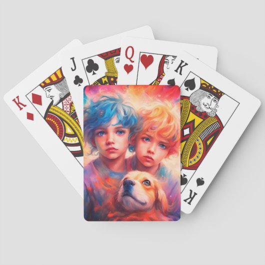 Klassische Spielkarten (Rückseite)