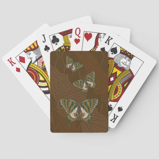 Klassische Spielkarten aus dem Frack (Rückseite)